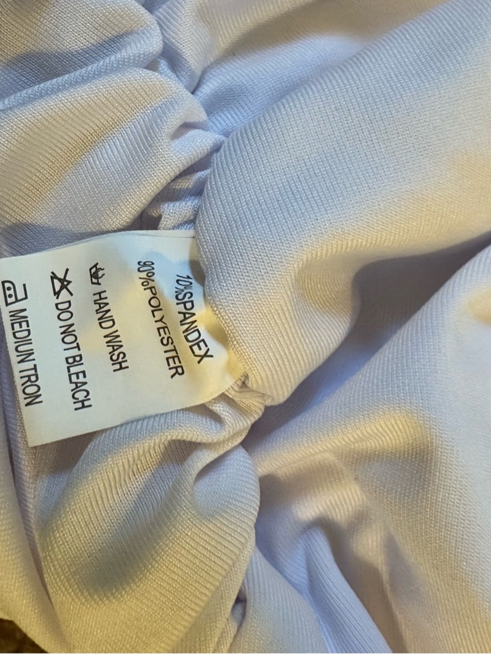 Adjustable Spaghetti-Strap Ruched Mini Dress in Light Lavender - Picture 3 of 7